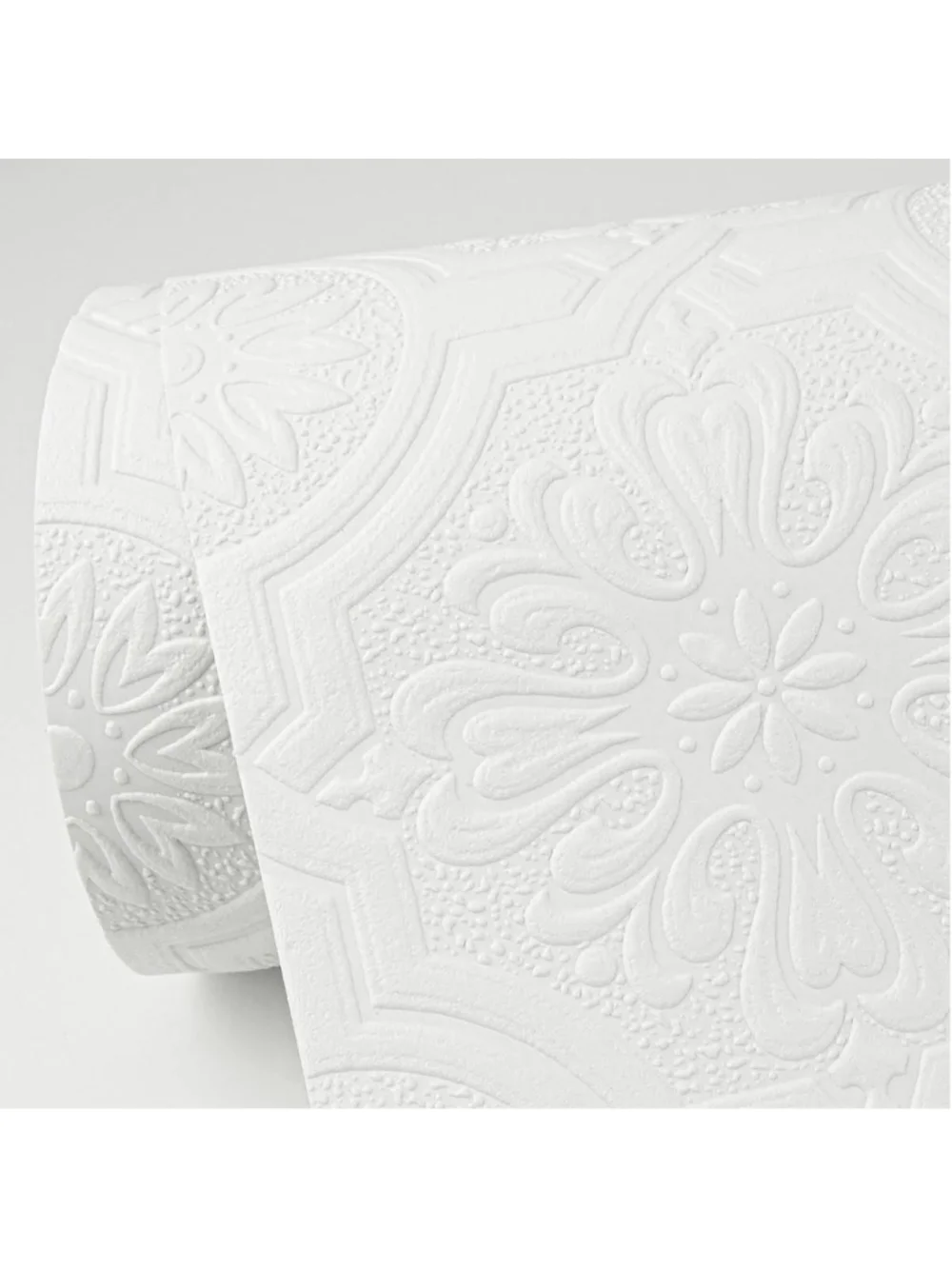 Brewster Home Fashions Victorian White Tin Ceiling Paintable Wallpaper